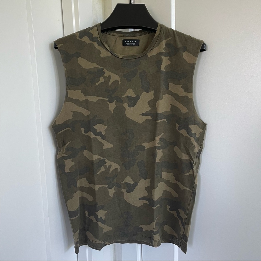 Zara Camouflage Tank Top
